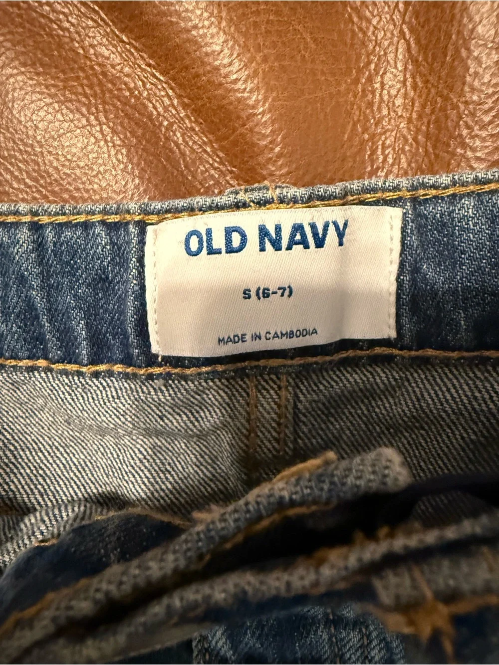 Old Navy Girls Blue Denim Mini Skirt